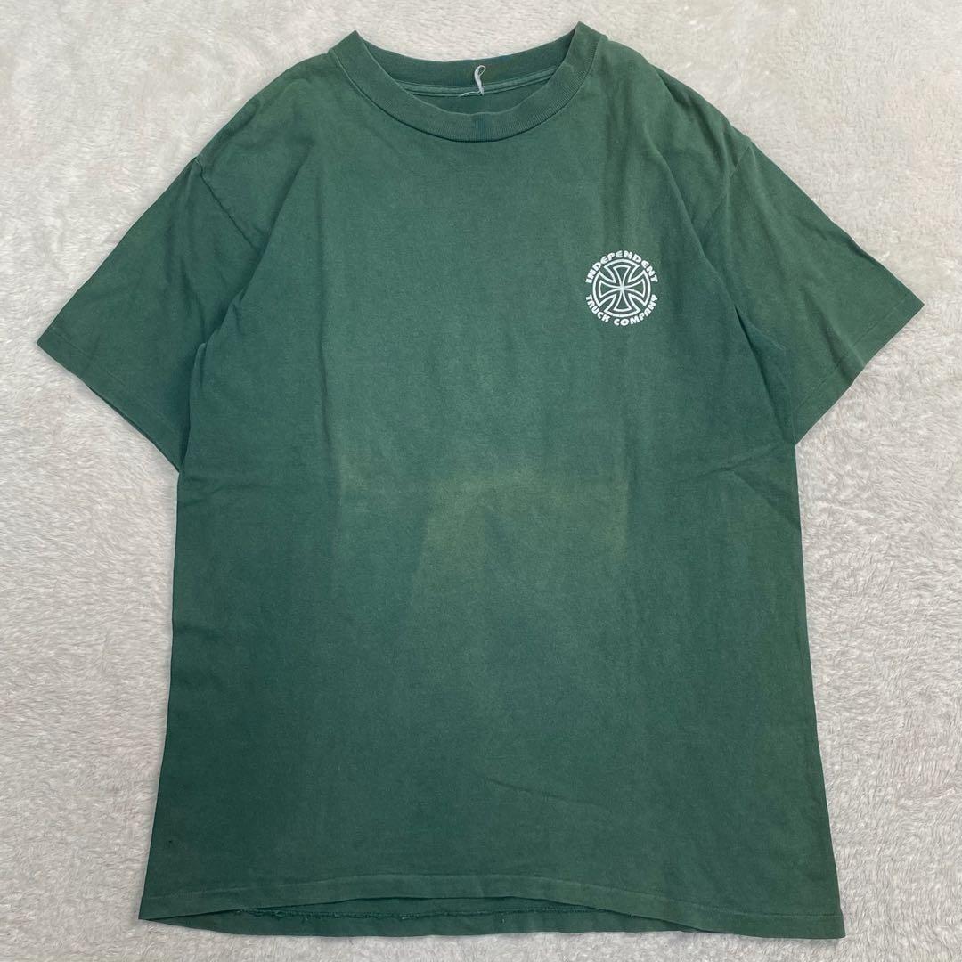 independent インディペンデント　 Tシャツ　XL相当　アイアンクロス