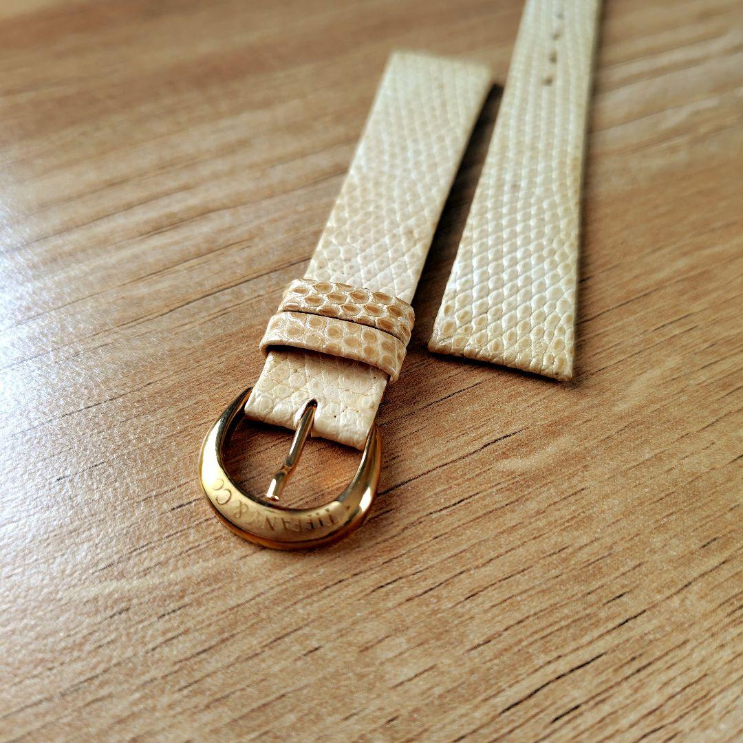 【希少】ティファニー 　ウォッチベルト　リザード　17ミリ