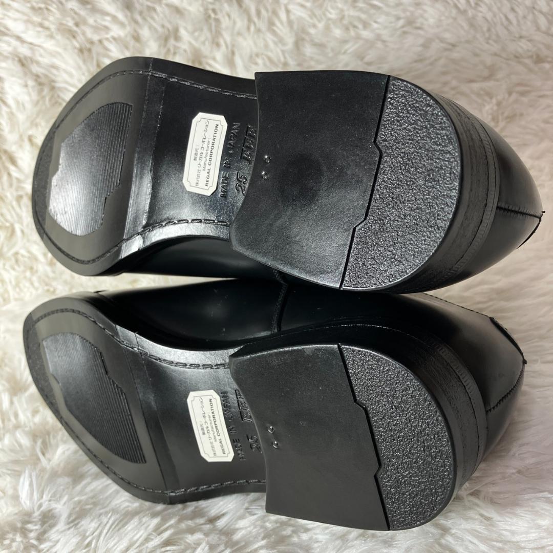 ほぼ未使用 REGAL ストリートウォーカー 革靴 ストレートチップ 25cm