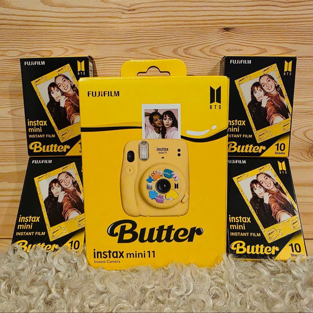 BTS チェキ instax mini 11 ＆ フィルム 4箱 新品未開封品