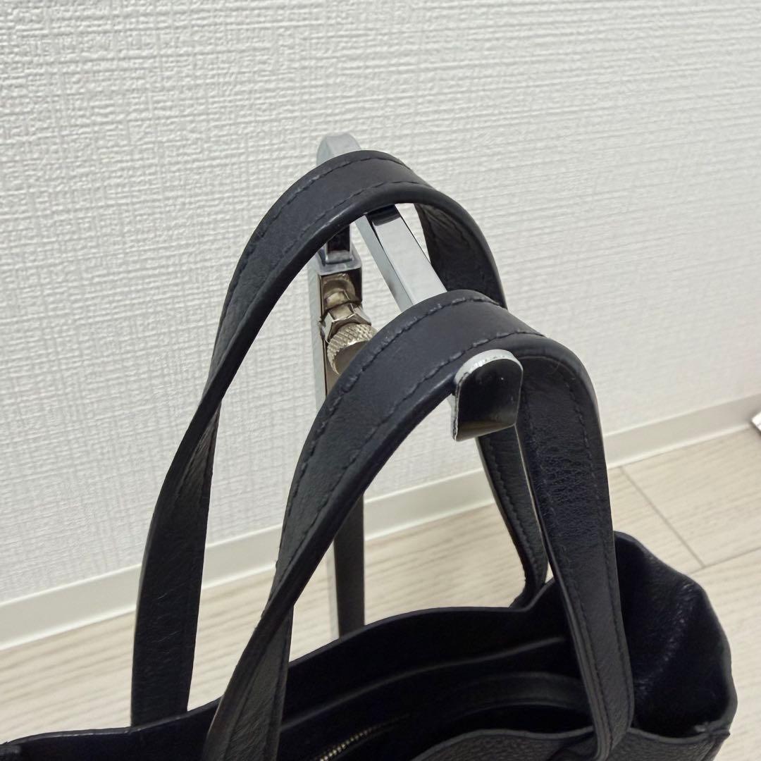 ✨美品✨バレンシアガ　エブリデイ　XXS　2wayハンドバッグ　オールレザー　黒