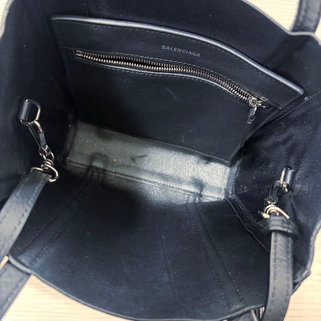 ✨美品✨バレンシアガ　エブリデイ　XXS　2wayハンドバッグ　オールレザー　黒