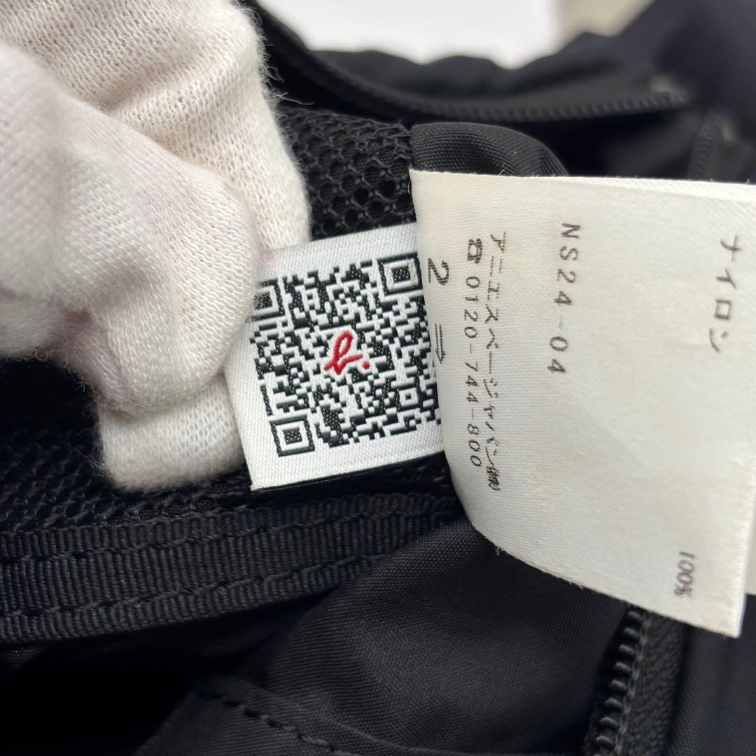 美品　agnes b.　アニエスベー　ショルダーバッグ　黒　NS24-09