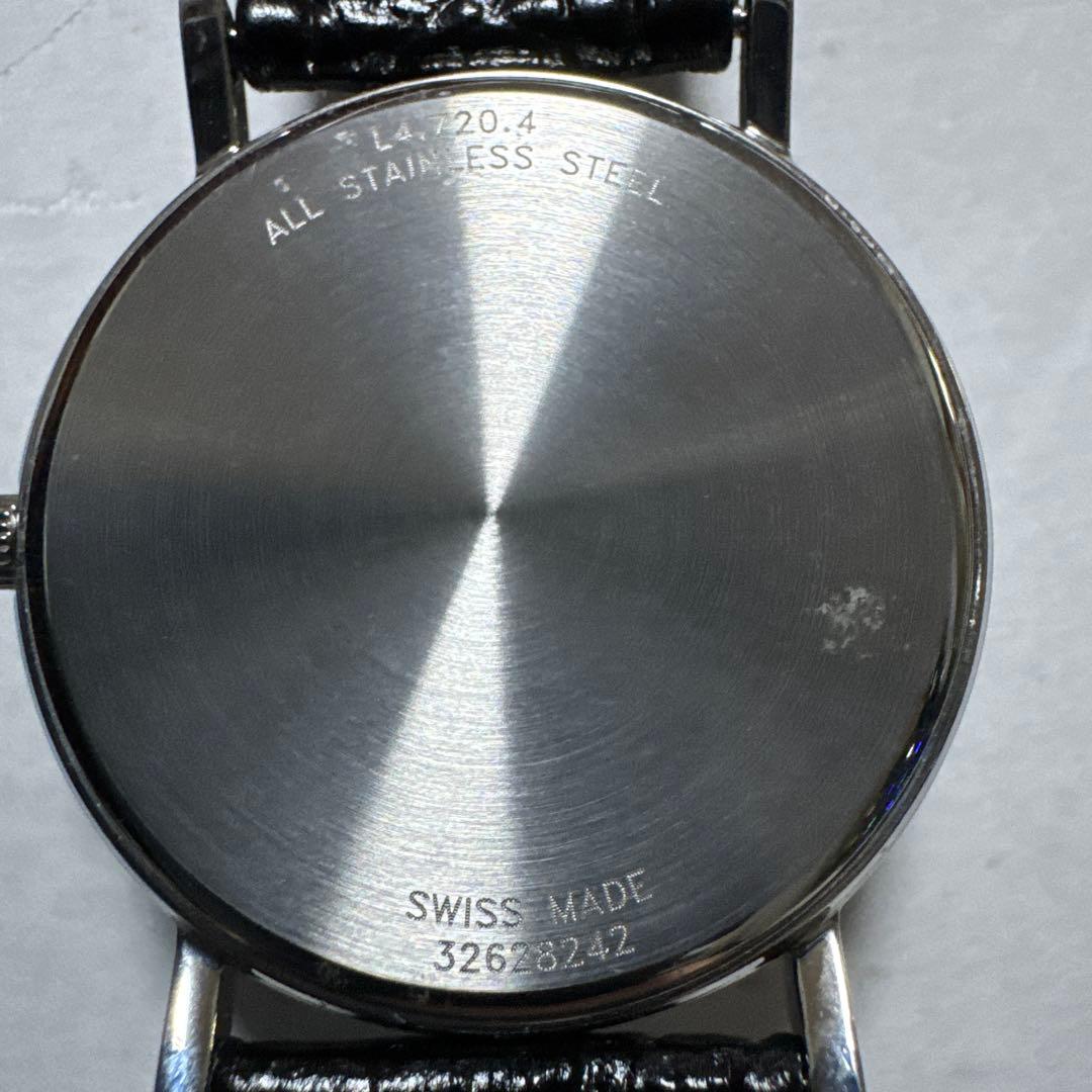 LONGINES 腕時計 アナログ ホワイト/ブラック