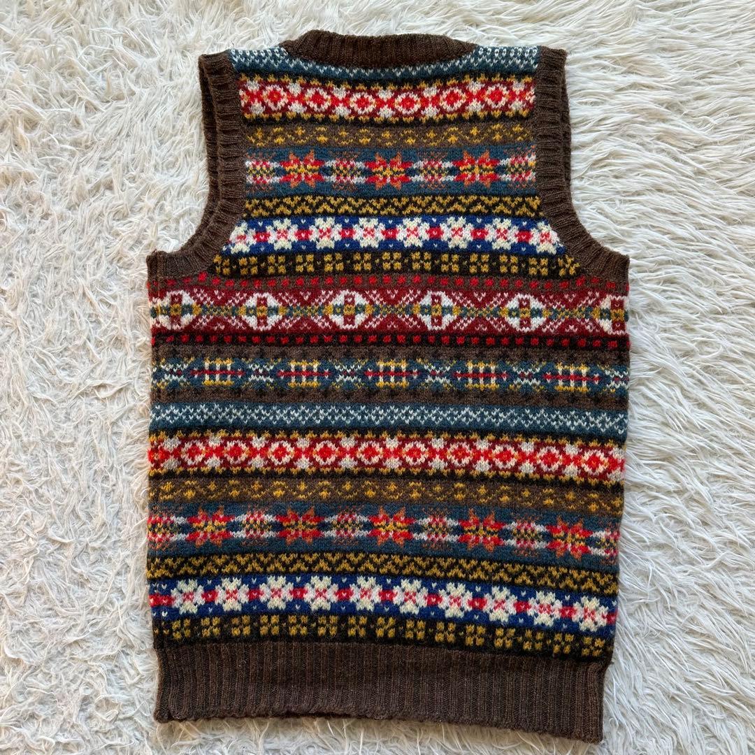 ジャミーソンズ　JAMIESONS ベスト　ジレ　フェアアイル　スコットランド製