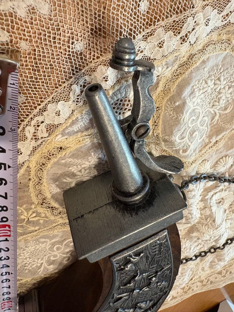 レプリカ　デリンジャー フィラデルフィア モデルガン　火薬入れ４点アンティーク