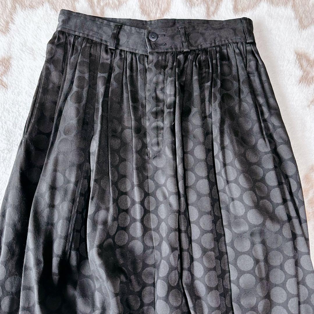 コムデギャルソン コムコム ドット 総柄 サルエルパンツ 水玉 サークル