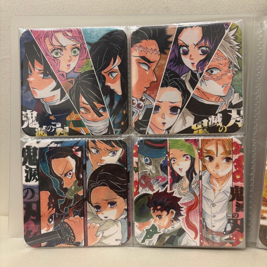 鬼滅の刃 アートコースター　第1弾 コンプリート　開封済み