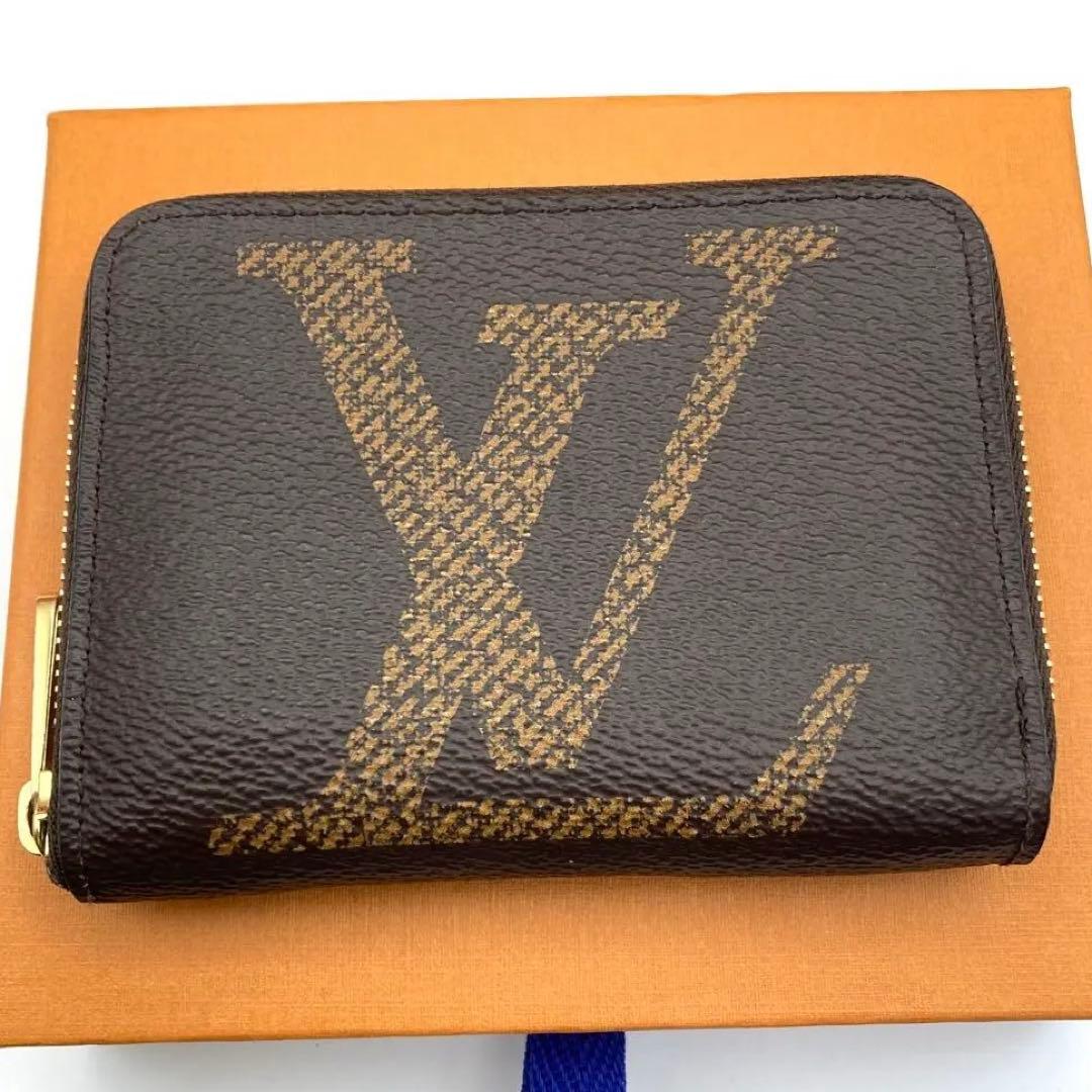 【極美品・IC】ルイヴィトン ジャイアント モノグラム ジッピー パース