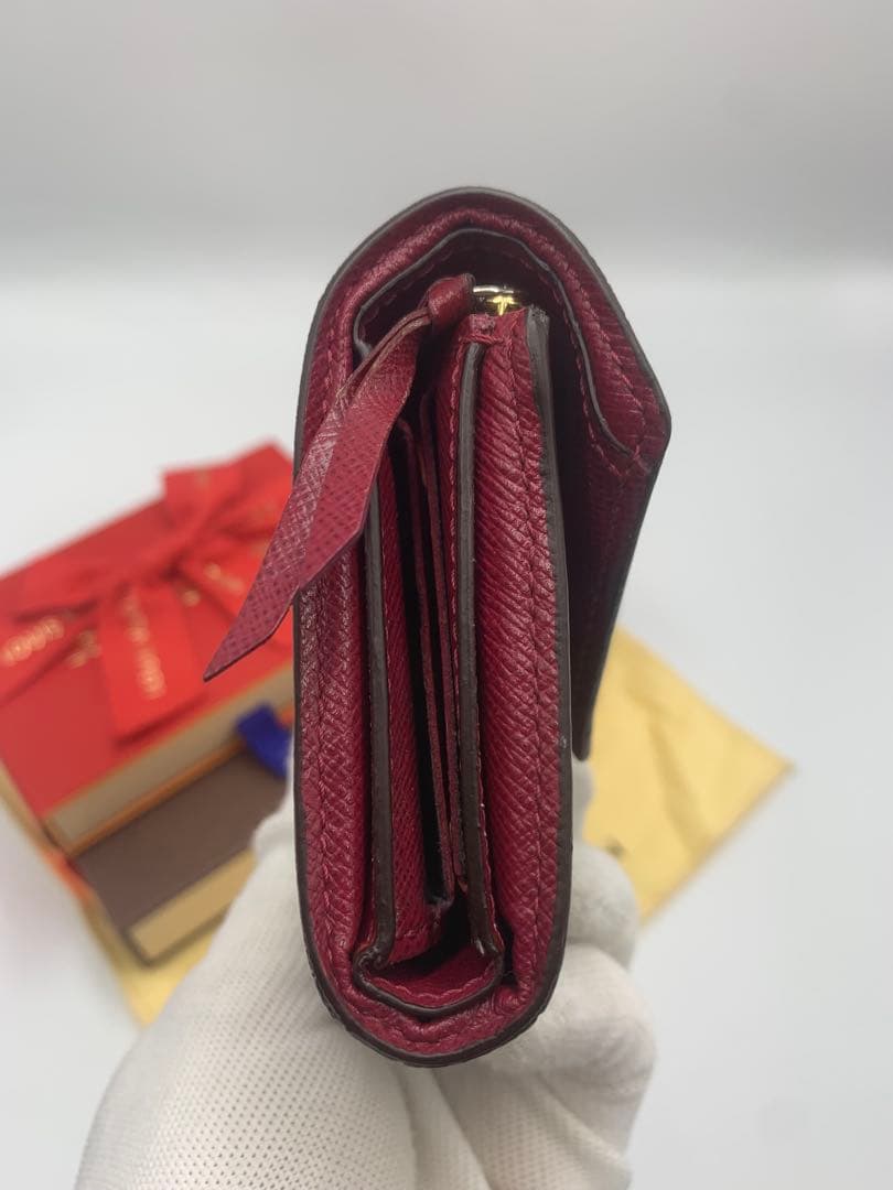 ルイヴィトン モノグラム ポルトフォイユ ヴィクトリーヌフューシャ 三つ折り財布