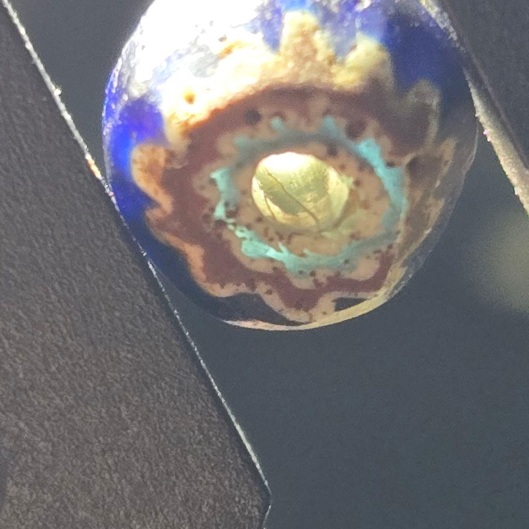 小粒　雰囲気抜群　７層シェブロンビーズ　goro's等のカスタムに　13