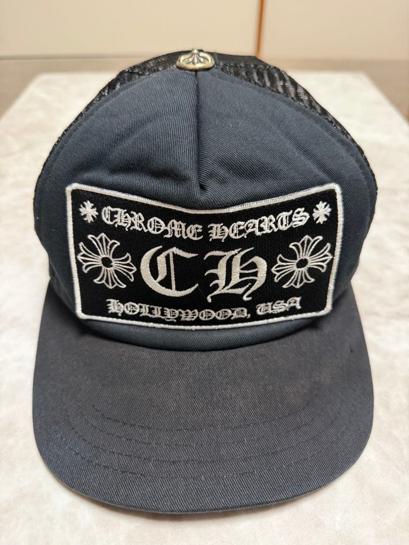 CHROME HEARTS ブラックキャップ メッシュ