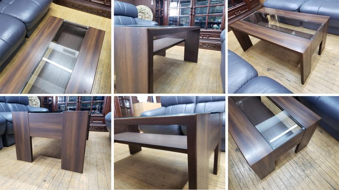 C37　美品　応接セット 6点セット 本革（一部合皮） ソファ