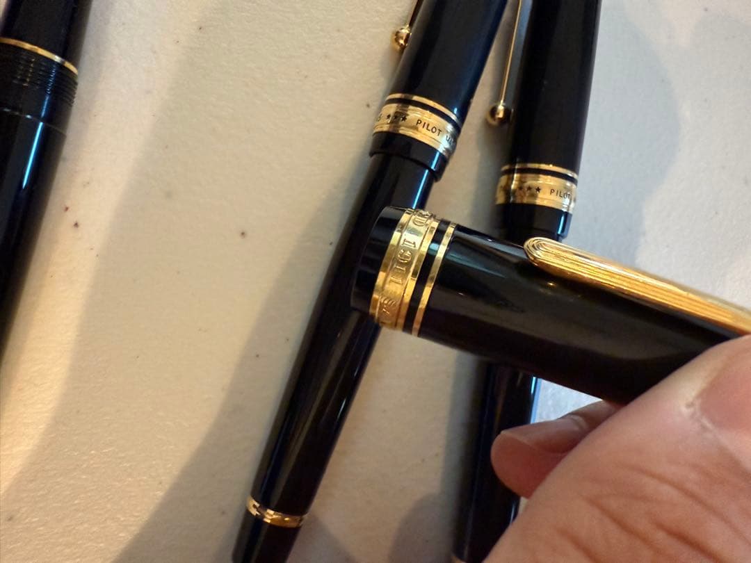 Pilot 万年筆 3本とインクセット