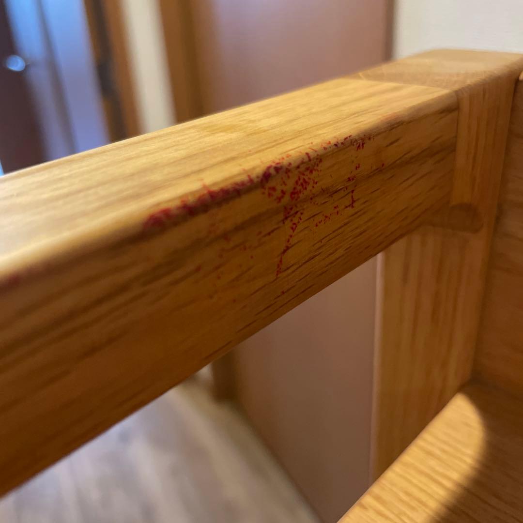 値下げ　木製4段オープンシェルフ