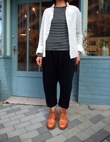 OLDMAN'S TAILOR　ニットサルエルパンツ　R&D.M.Co-