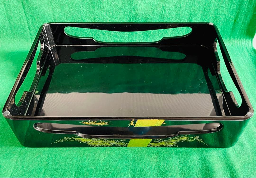 ヴィンテージ鈴木孫次作　輪島塗木製品金彩漆塗り屠蘇器セット