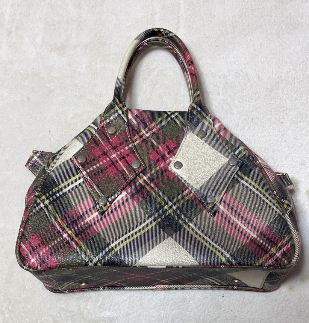 Vivienne Westwoodタータンチェック柄 ヤスミンバッグ