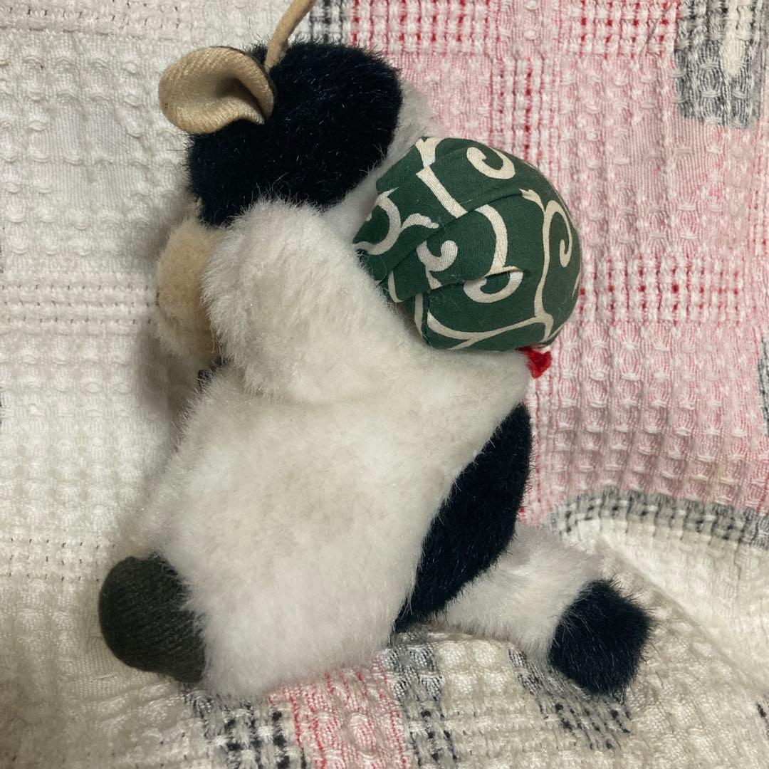 昭和レトロ　ハニートイズ　ウシ　ぬいぐるみ　中古品