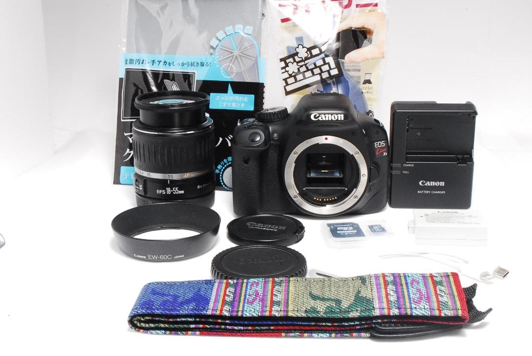 【初心者おすすめ】Canon kiss X4 レンズフード付 動作確認済