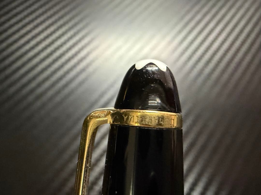 モンブラン マイスターシュテュック 144 ブラック 中白 M 中字 万年筆