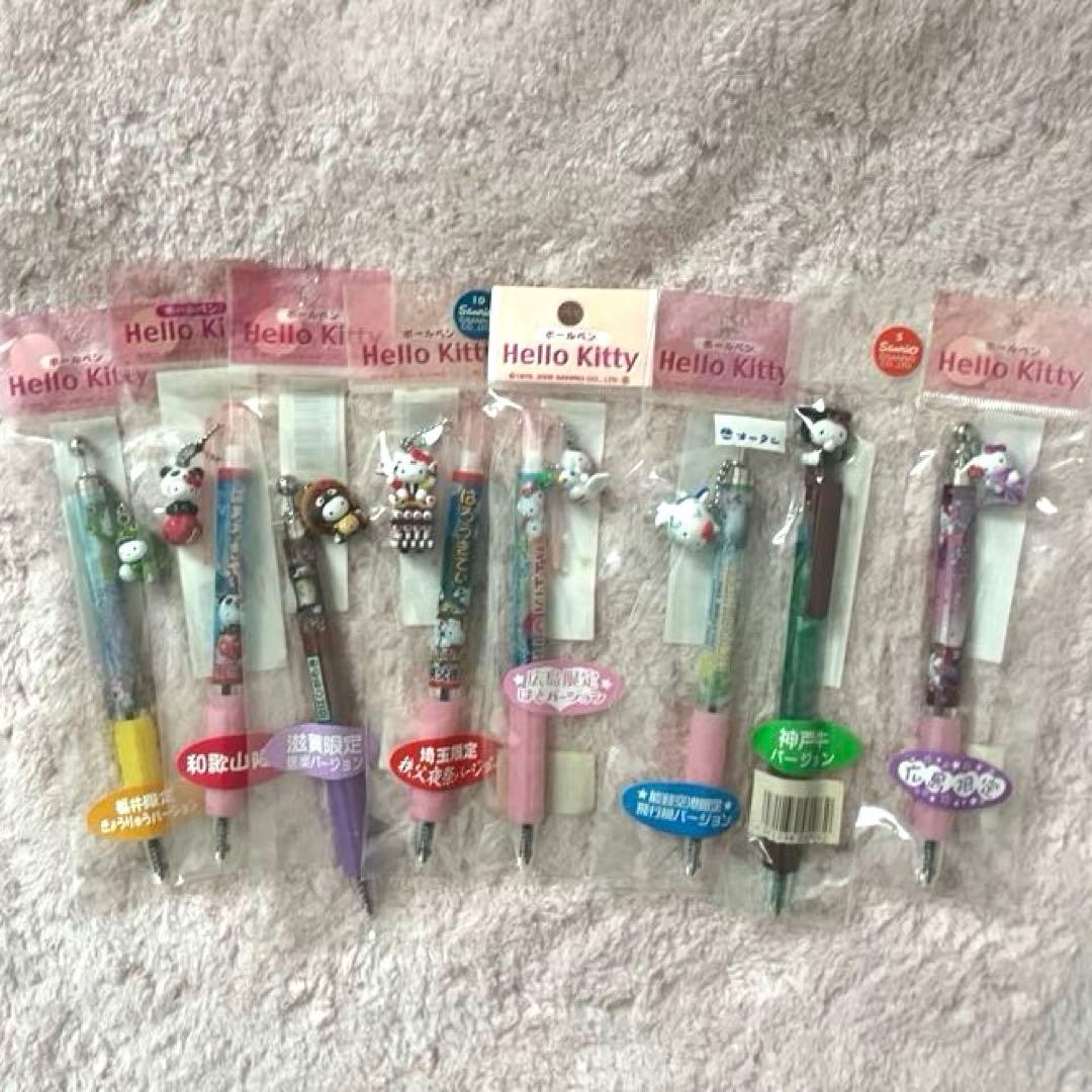 激レア☆☆キティ ご当地 まとめ売り 70点セット＆おまけ☆根付け ボールペン