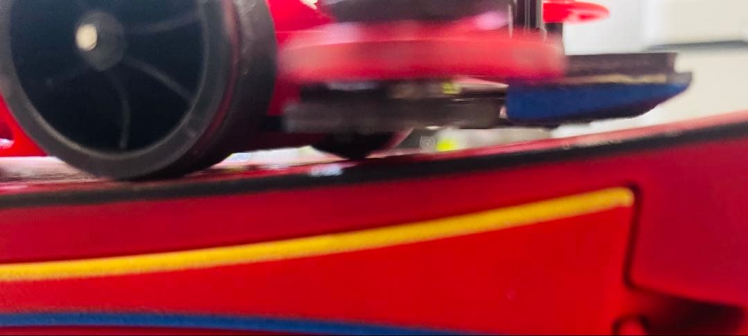 ミニ四駆　MSスギヤマ式フレキ　V字カット鳥居残し　２軸ATスラダン１軸アンカー