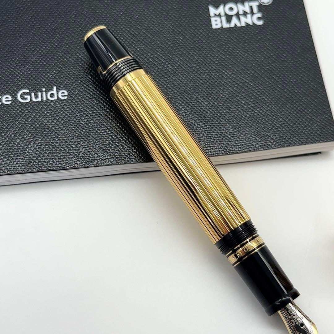 美品 モンブラン 万年筆 ボエム 18K 750 ルージュ M 正規品保証