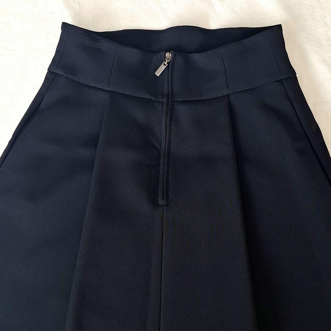 フォクシーニューヨーク スカート タキシードスカート 濃紺 ネイビー 38