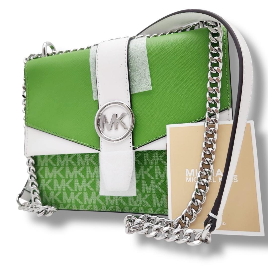 未使用 マイケルコース チェーンショルダーバッグ シグネチャー 新品 極美品