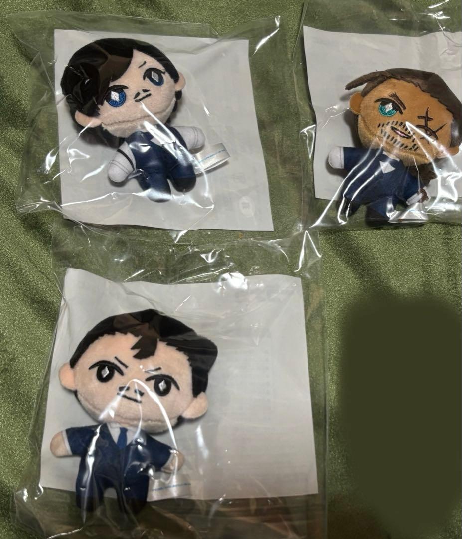 セガラッキーくじ 名探偵コナンカフェ執事喫茶D賞ぬいぐるみ諸伏高明その他セット