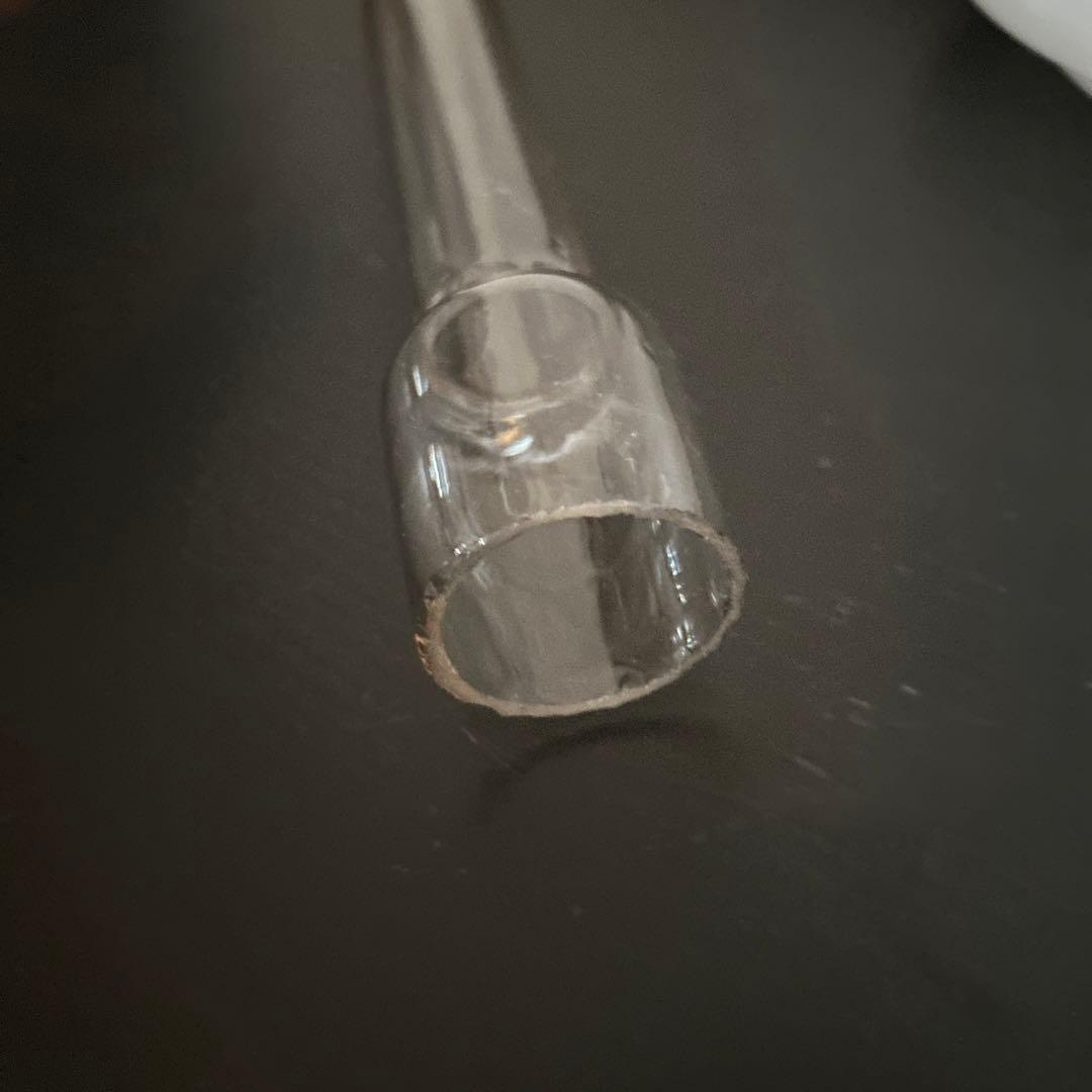 アンティーク　乳白　切子オイルランプ 昭和レトロ