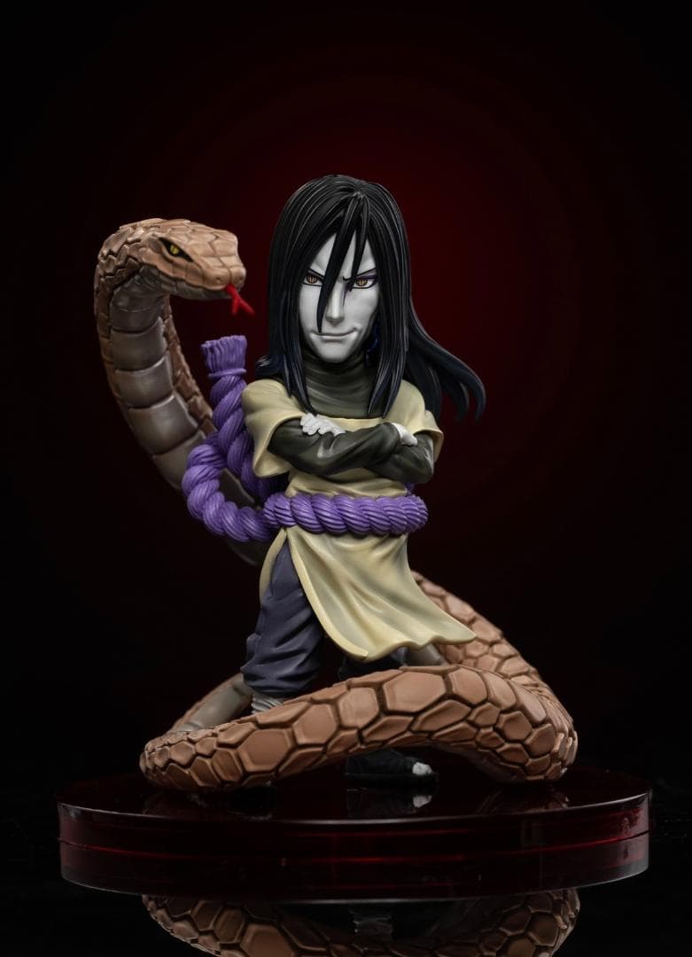 NARUTO -ナルト- 大蛇丸 双頭彫 樹脂 GK フィギュア ヘビを含む