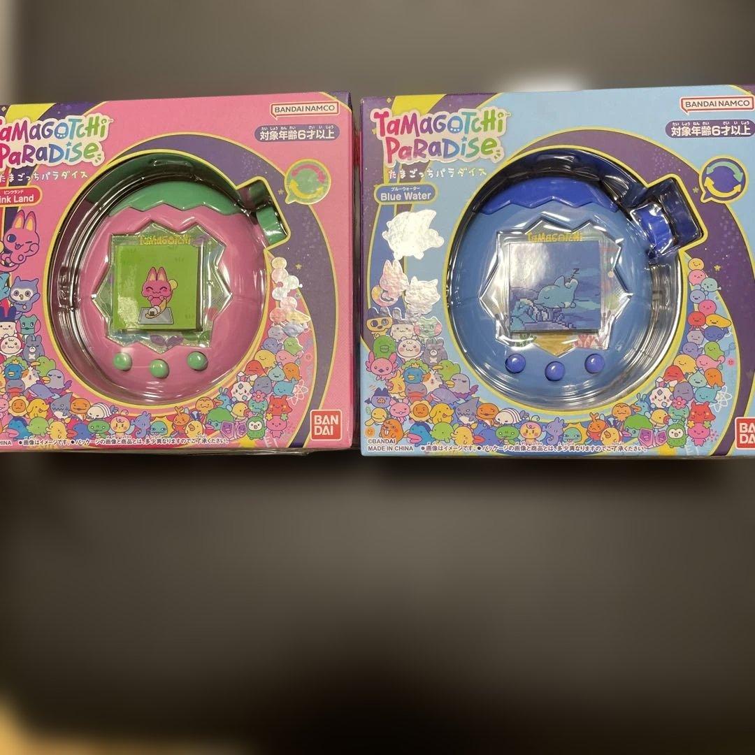 新品未開封 たまごっちパラダイス ブルーウォーター ピンクランド２個セット