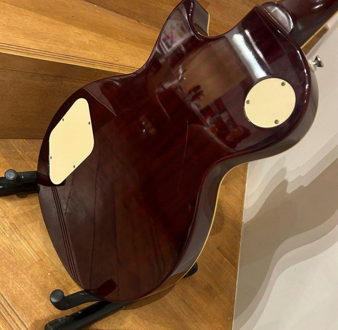 epiphoneレスポールスタンダード　ゴールドトップ　補修品 ハードケース付き