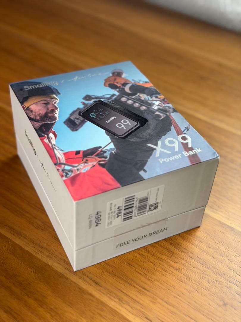 SmallRig X99 Vマウントバッテリー 防水/落下防止/防塵 USB-C