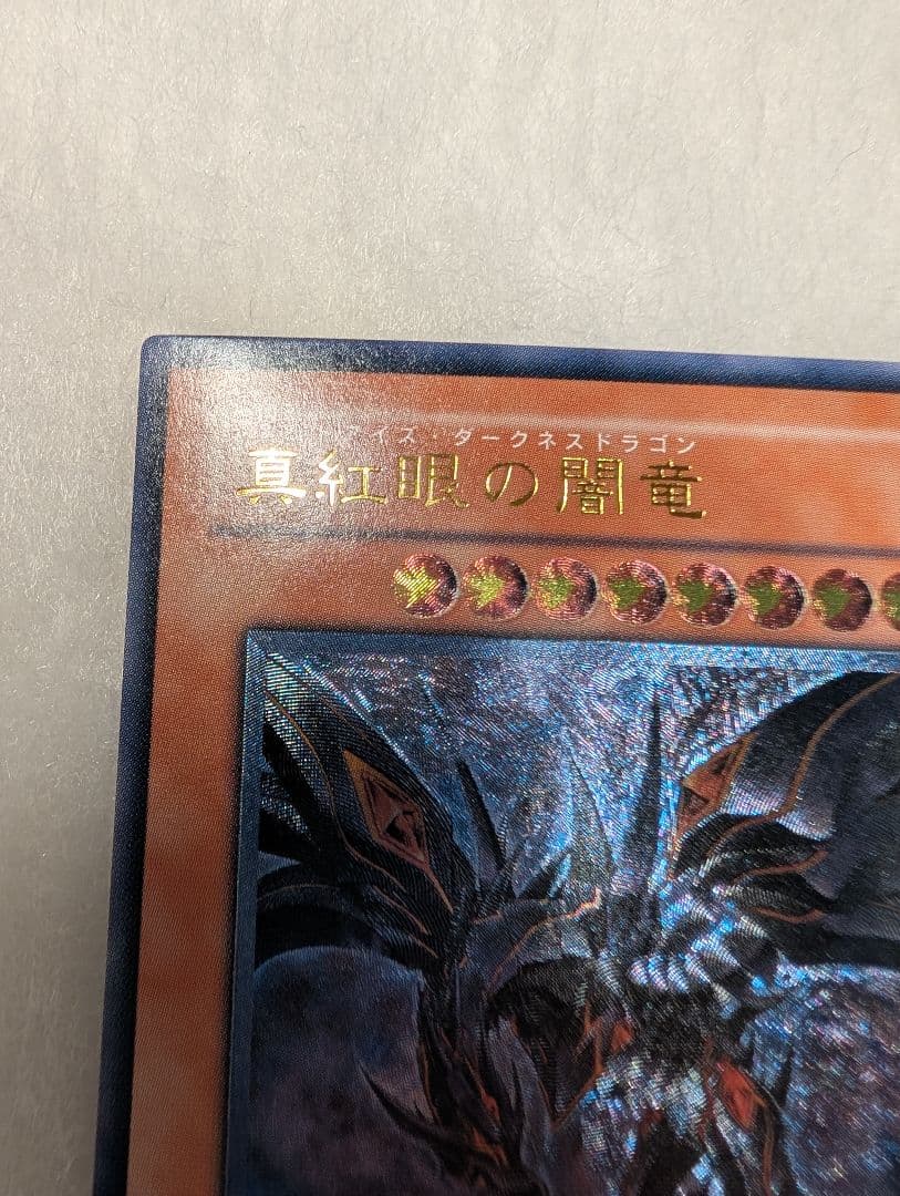 【極美品】レッドアイズ・ダークネスドラゴン＊真紅眼の闇竜＊レリーフ