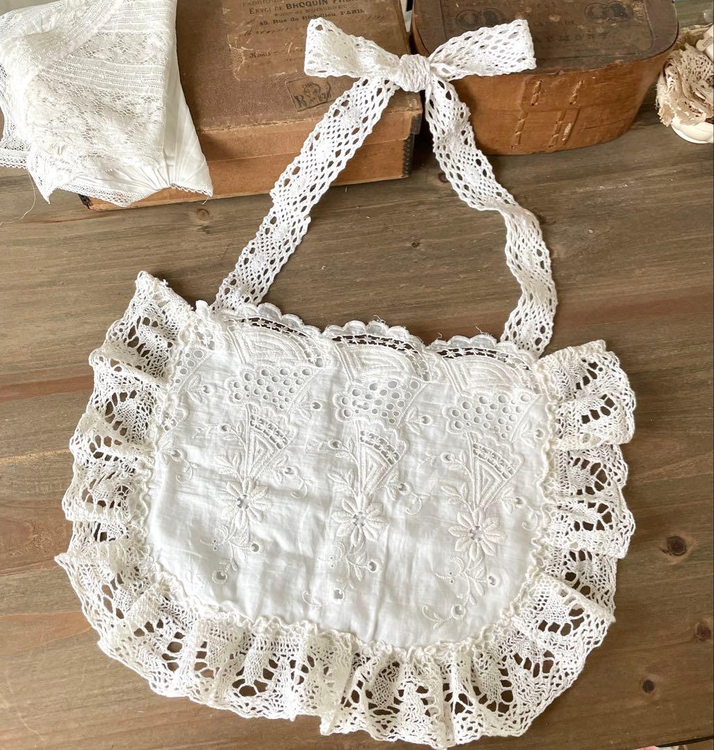 フランスアンティーク　バッグ　ポーチ