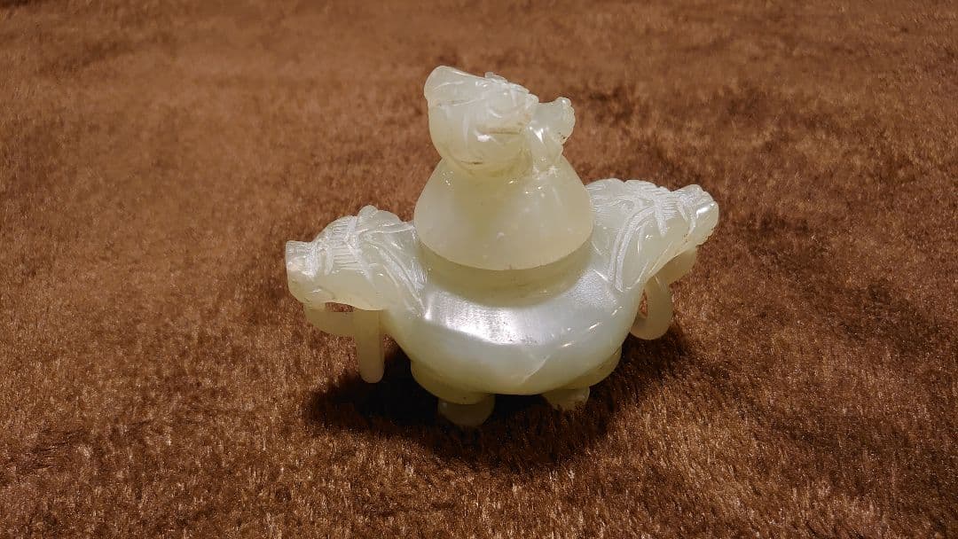 玉香炉　香炉　古玩　中国美術　１客