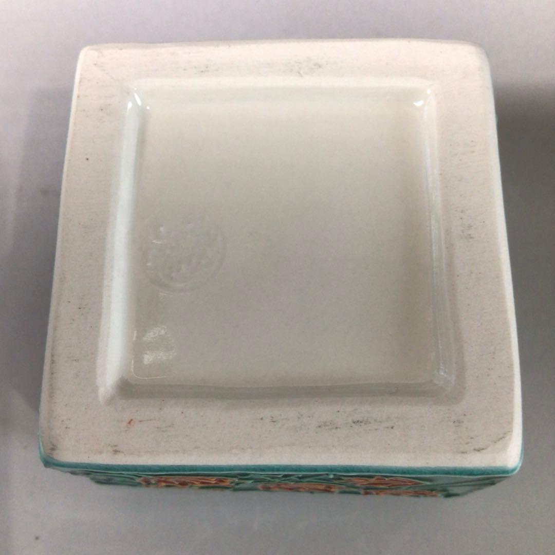 Ｓ７１　香合　『中村翠嵐造』『交趾』『辻堂香合』　共箱　茶道具