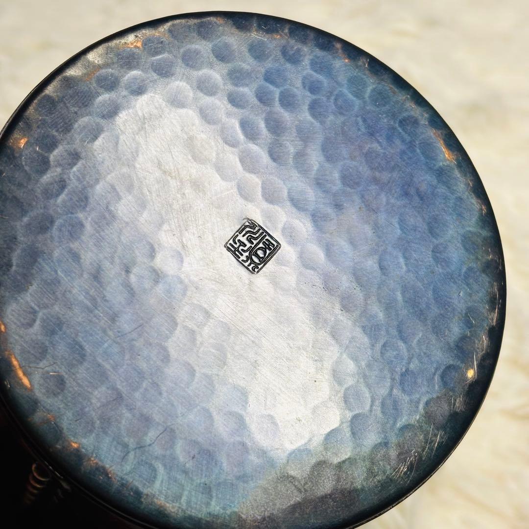 玉川堂　茶筒　建水　水差し　薬缶　鎚起銅器　茶器揃　玉虫　紫　燕三新潟県