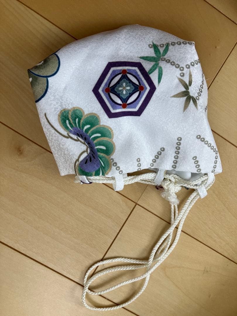 七五三　着物　3歳　男の子用　フルセット　花うさぎ　着物と被服コートセット