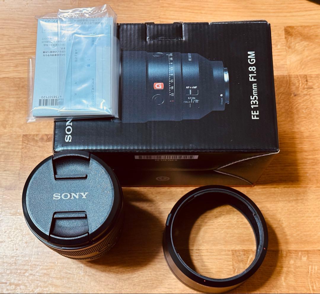 【美品】SONY FE 135mm F1.8 GM レンズ➕フィルタ