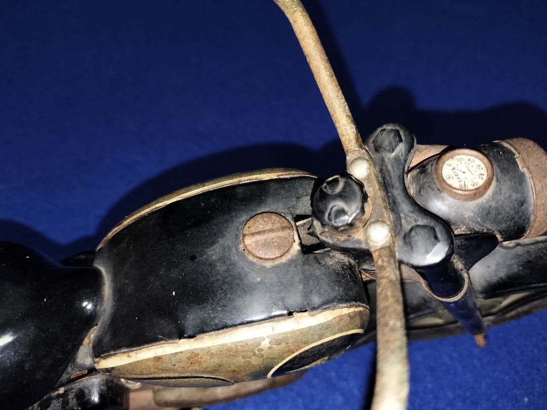 ブリキの玩具　萬代屋　カワサキメグロ　MEGURO　バイク　オートバイ　箱無