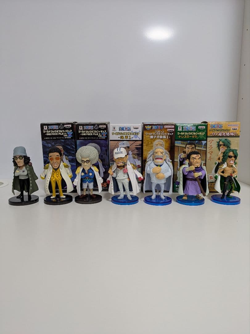 ワーコレ　海軍　赤犬　藤虎　黄猿　緑牛　セット