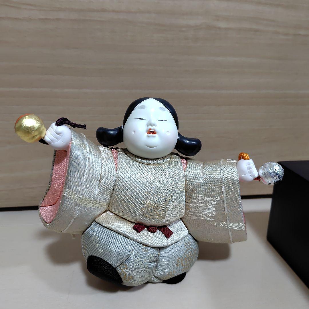 東玉工房　鈴木賢一作　人形　平安童　歓び