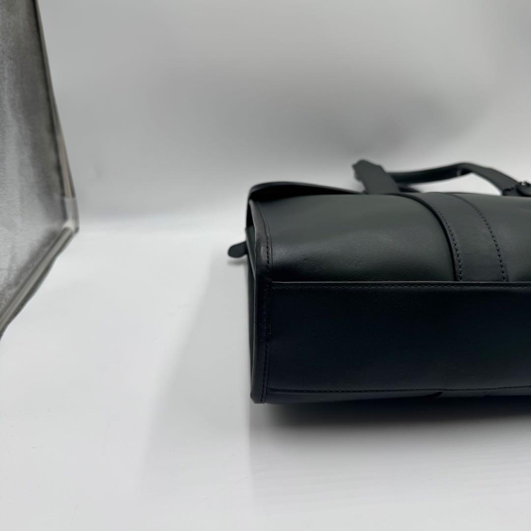 現行/未使用級✨ コーチ ゴッサム ポートフォリオ ビジネス A4 レザー 緑