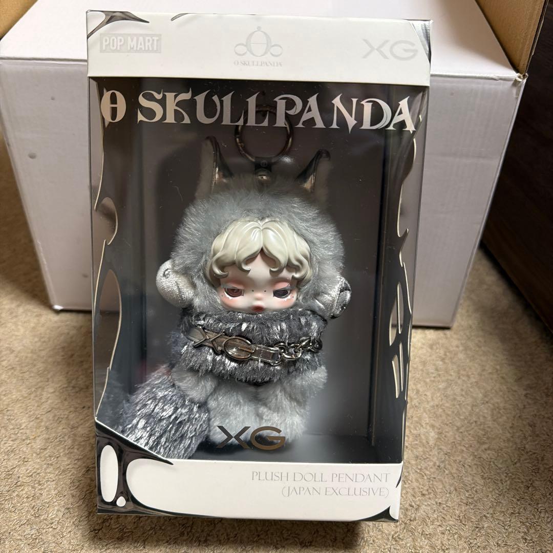 【即日発送】SKULLPANDA XG コラボ ぬいぐるみペンダントスカルパンダ