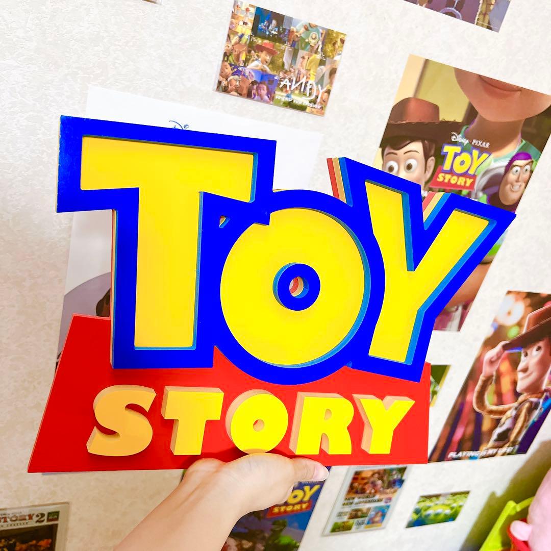 【新品】 TOY STORY トイストーリー 立体ロゴ 看板 ディスプレイ