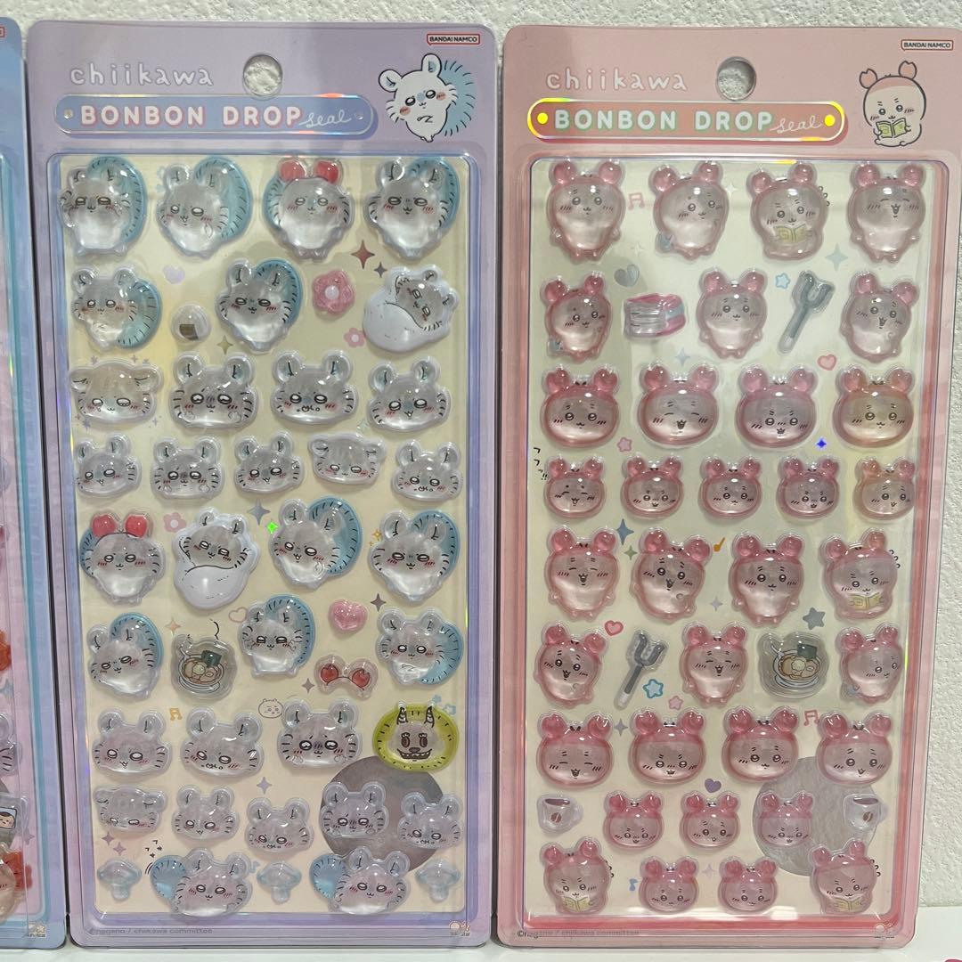ボンボンドロップシール ちいかわ 古本屋 モモンガ にこにこ ポーズ ラスト１点